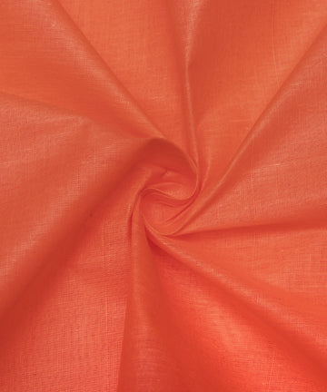 Peach Colour Plain Cotton Lining Fabric